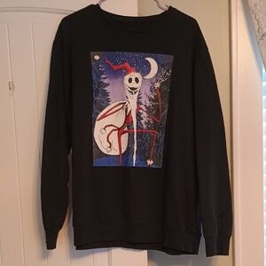 XXL Disney Black Nightmare Before Christmas Sweater